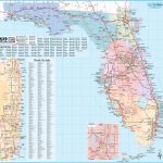 Large Detailed Tourist Map Of Florida   Giant Florida Map