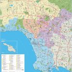 Large Detailed Tourist Map Of Los Angeles   Printable Map Of Los Angeles