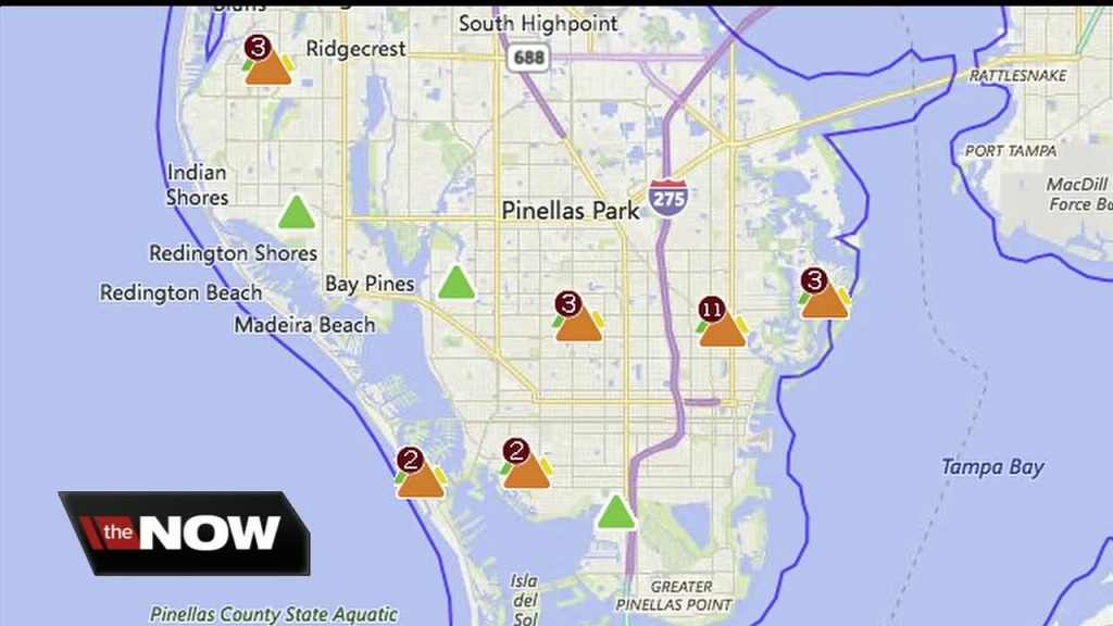 Large Duke Energy Power Outage Disrupts Traffic Signals In St. Pete - Duke Outage Map Florida