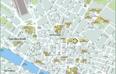 Florence Tourist Map Printable