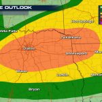 Large Hail And Tornadoes In The Forecast For North Texas Wednesday   Texas Hail Storm Map