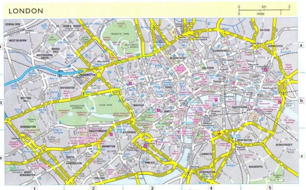 Large London Maps For Free Download And Print | High-Resolution And - Printable Map Of London England