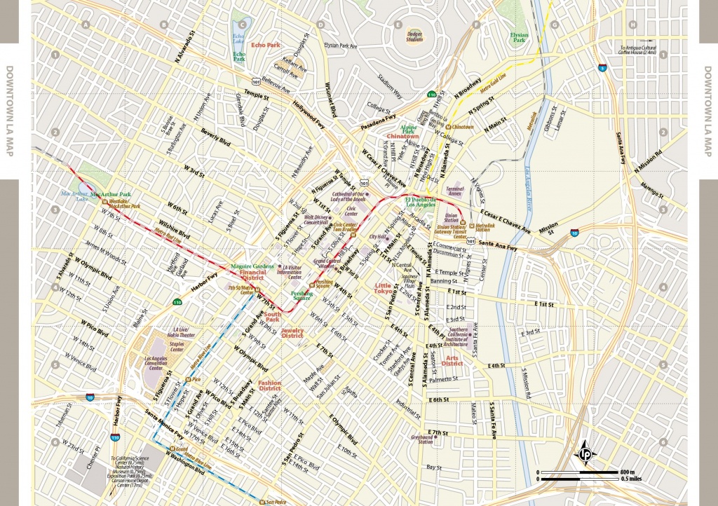 Large Los Angeles Maps For Free Download And Print | High-Resolution - Los Angeles Tourist Map Printable