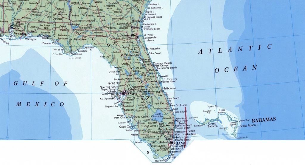Large Map Of Florida State. Florida State Large Map | Vidiani - Large Map Of Florida