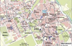 Marrakech Tourist Map Printable