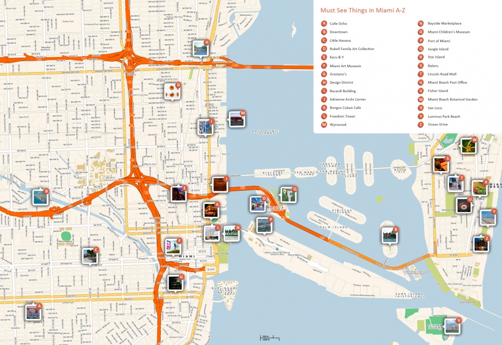 Large Miami Maps For Free Download And Print | High-Resolution And - Miami City Map Printable