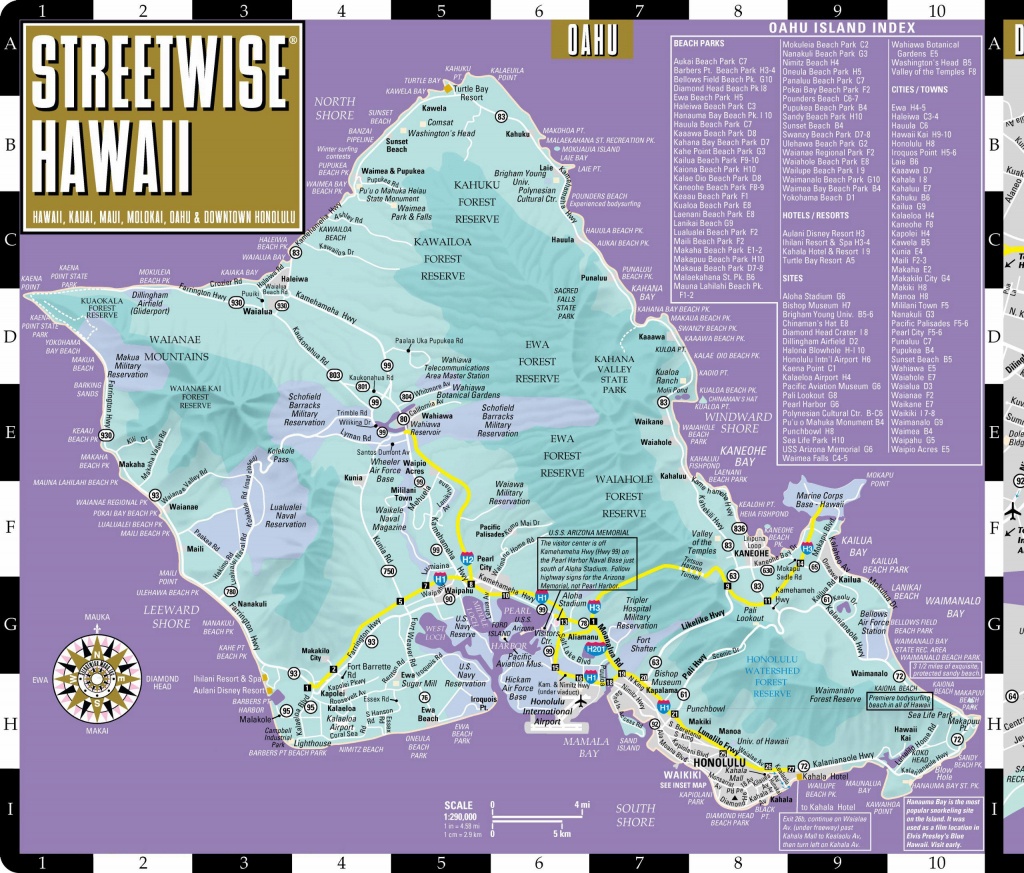 Large Oahu Island Maps For Free Download And Print | High-Resolution - Oahu Map Printable