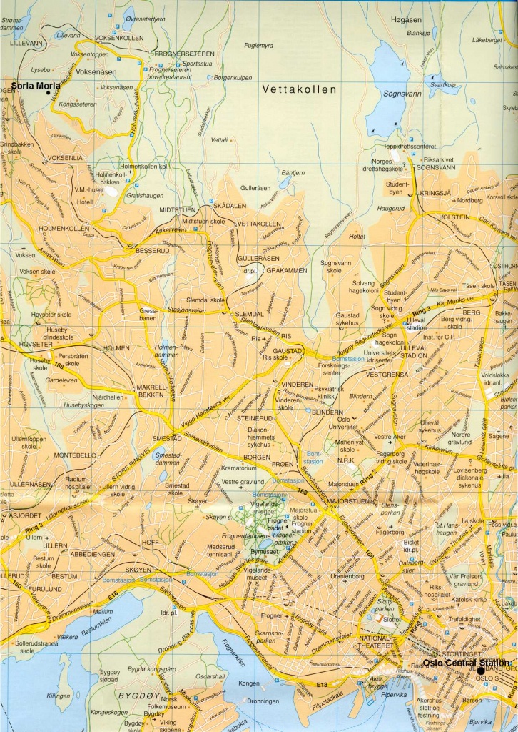 Large Oslo Maps For Free Download And Print | High-Resolution And - Oslo Tourist Map Printable