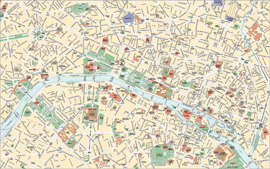 Large Paris Maps For Free Download And Print | High-Resolution And - Paris Tourist Map Printable