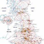 Large Road Map Of The United Kingdom Of Great Britain And Northern   Printable Road Maps Uk