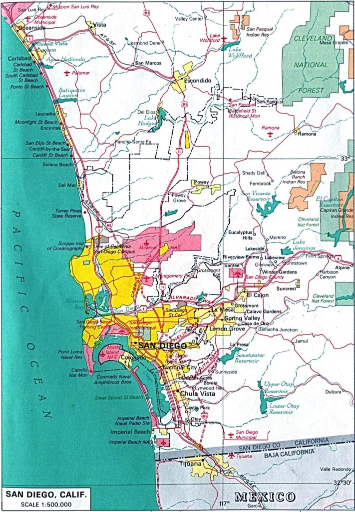 Large San Diego Maps For Free Download And Print | High-Resolution - Printable Map Of San Diego