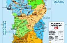 Printable Map Of Sardinia