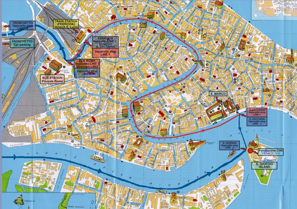 Large Venice Maps For Free Download And Print | High-Resolution And - Printable Map Of Venice Italy