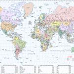 Large World Map Image   World Map With Cities Printable