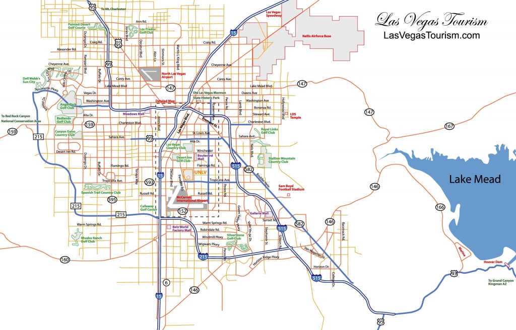 Las Vegas Map, Official Site - Las Vegas City Map - Las Vegas Printable Map