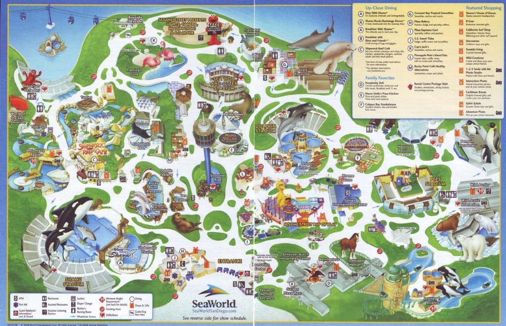 Latest Cb 20120603215102 Sea World Map 9 - World Wide Maps - Seaworld California Map