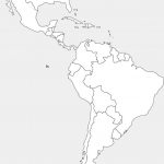 Latin America Blank Map Printable Central South World North Maps   Printable Map Of Central America