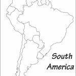 Latin America Printable Blank Map South Brazil Maps Of Within And   Printable Map Of South America