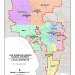 Lausd Maps / Local District Maps 2015   2016   California School Districts Map