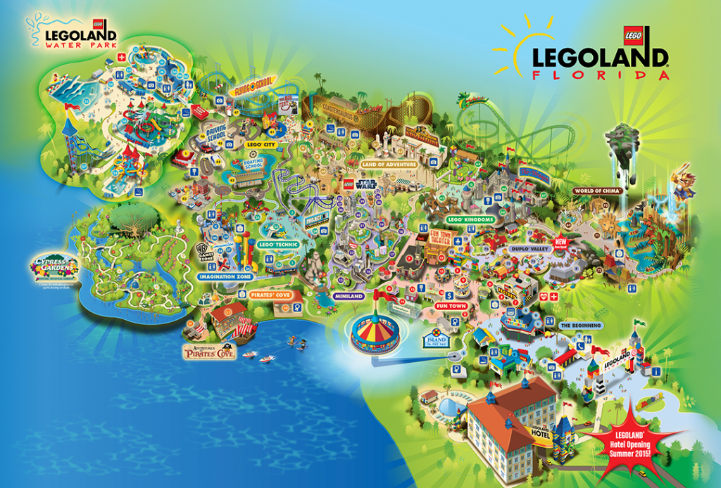 Legoland® Florida Is A 150-Acre Interactive Theme Park With More - Legoland Florida Park Map