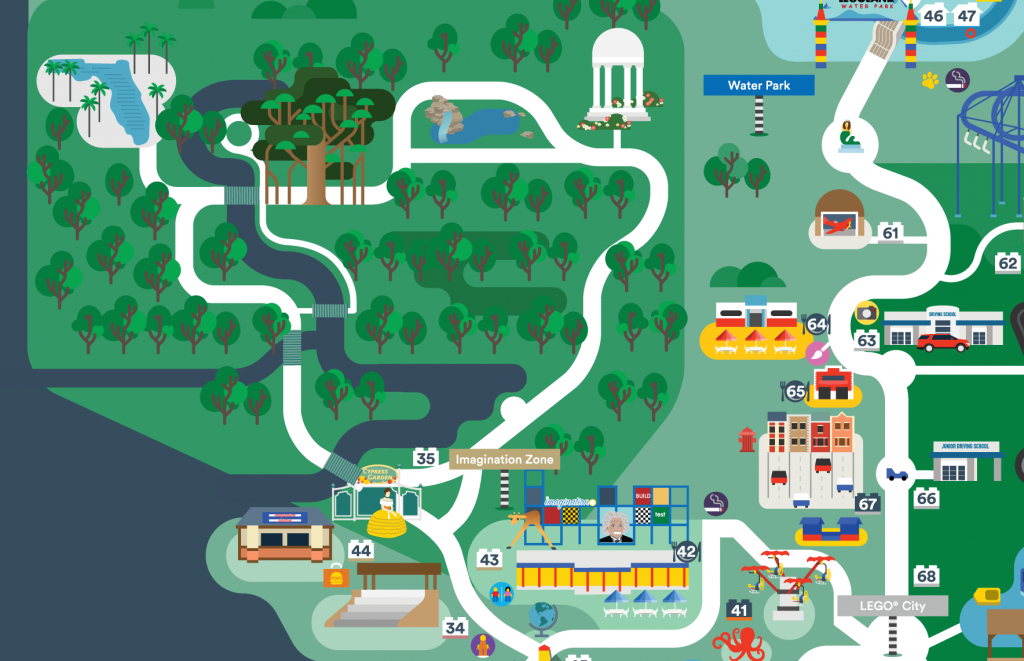 Legoland Florida Map 2016 On Behance - Legoland Florida Map