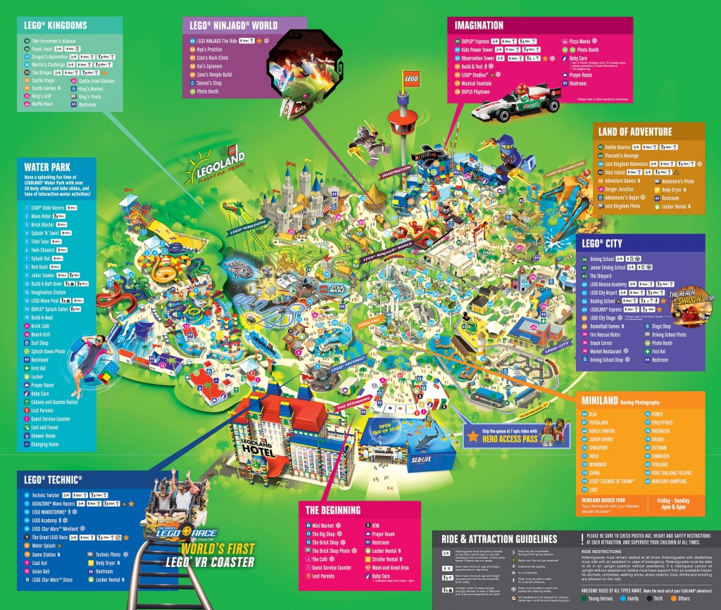 Legoland® Malaysia Rides - Legoland Map California 2018
