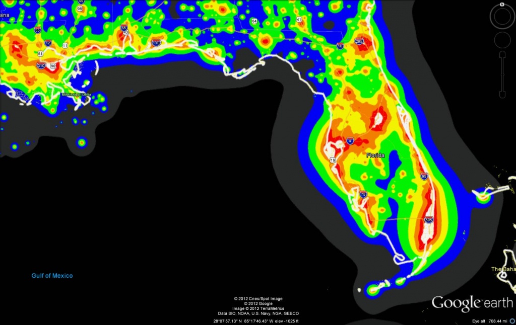Light Pollution Maps - Light Pollution Map Florida