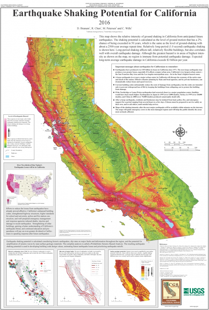 List Of Earthquakes In California - Wikipedia - Usgs Recent Earthquake Map California