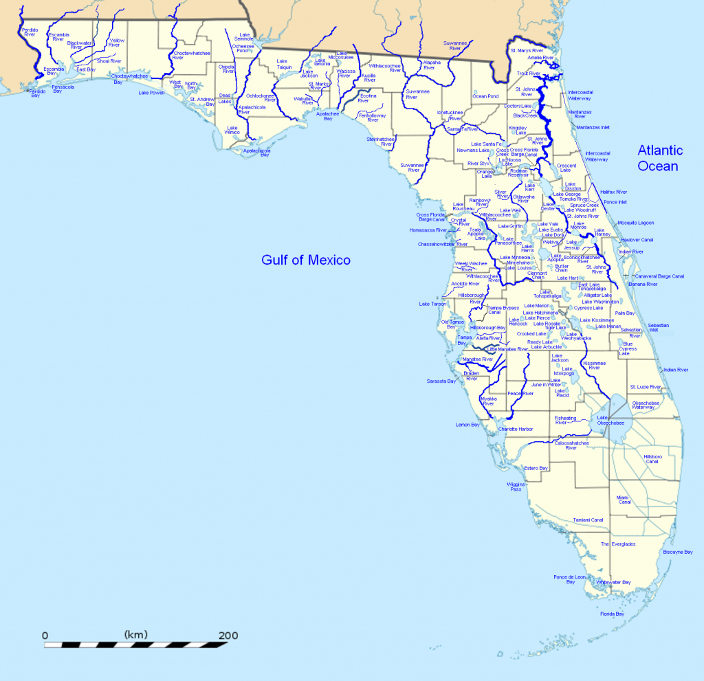 List Of Outstanding Florida Waters - Wikipedia - Lake George Florida Map