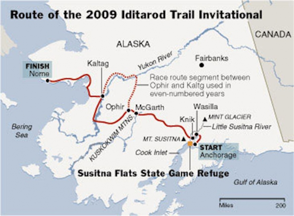 List Of Synonyms And Antonyms Of The Word: Iditarod Map - Printable Iditarod Trail Map