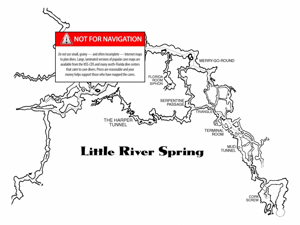 Little River - The Cave Diving Website - Florida Cave Diving Map