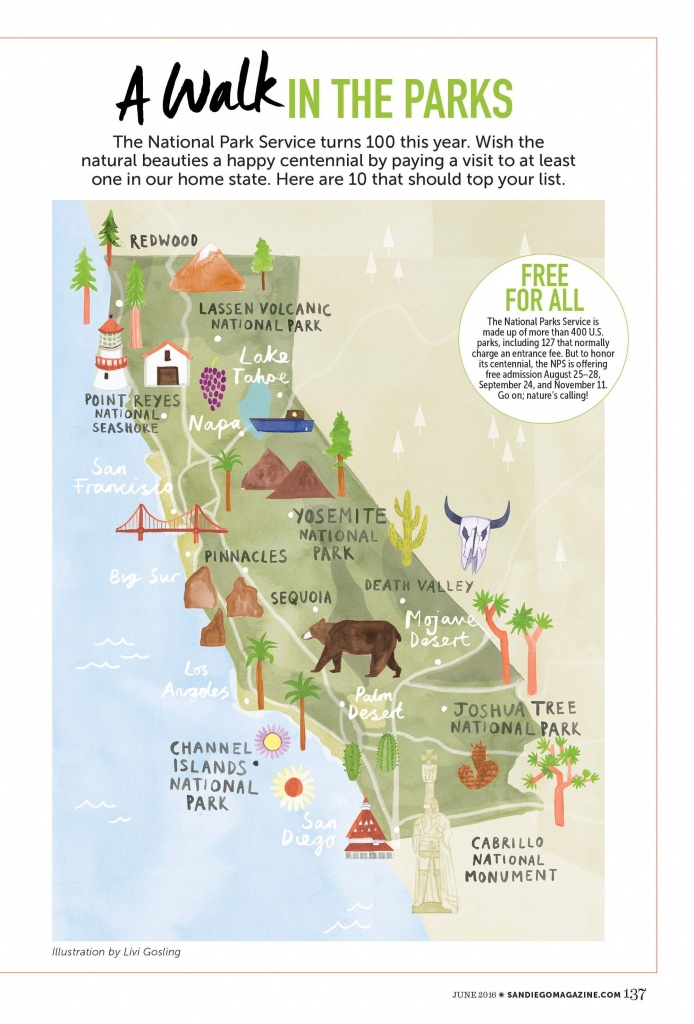 Livi Gosling – Map Of California National Parks | California Camping - California State Parks Camping Map