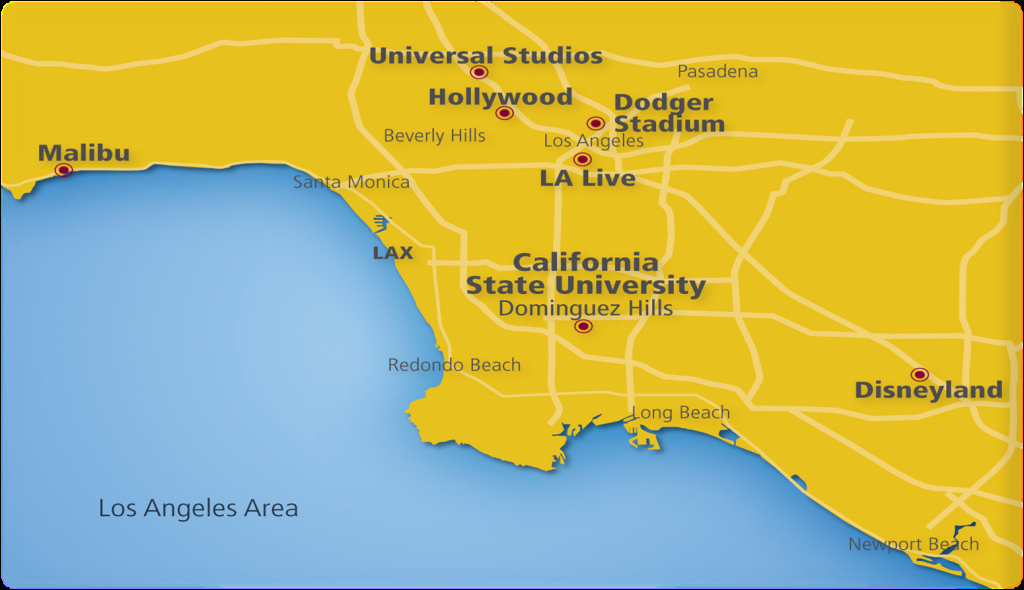 Location And Climate | Csudh Ceie International | Carson, Ca - Carson California Map