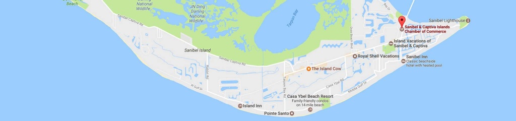 Location &amp;amp; Directions - Sanibel Captiva Chamber Of Commerce - Sanibel Island Florida Map