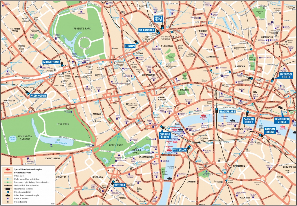 London Attractions Map Pdf - Free Printable Tourist Map London - Free Printable Tourist Map London