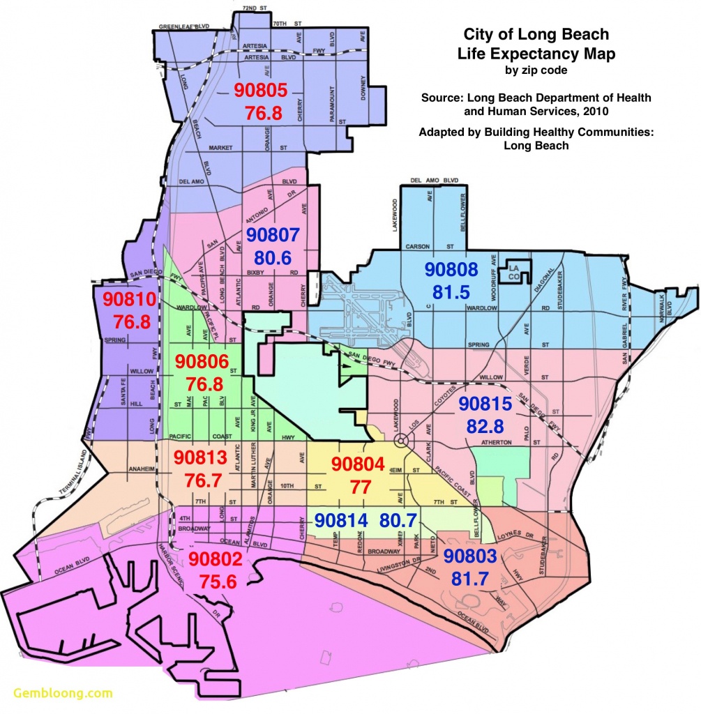 Long Beach Ca Map | D1Softball - Printable Map Of Long Beach Ca