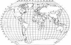 Printable World Map With Latitude And Longitude