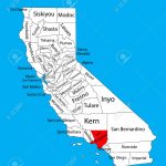 Los Angeles County (California, United States Of America) Vector   Los Angeles California Map