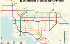 Los Angeles Freeways – Map Of Southern California Freeway System