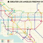 Los Angeles Freeways   Printable Map Of Southern California Freeways