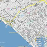 Los Angeles Map   California Santa Monica Bay, Venice Beach   Map Of Venice California Area