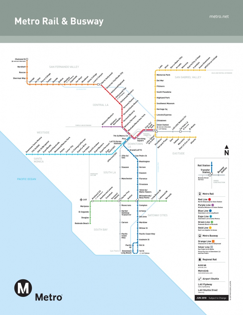 Los Angeles Metro Guide When You Want To Explore La Without A Car - California Metro Map