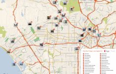 Los Angeles Tourist Map Printable