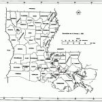 Louisiana Free Map   Louisiana State Map Printable