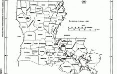 Louisiana State Map Printable