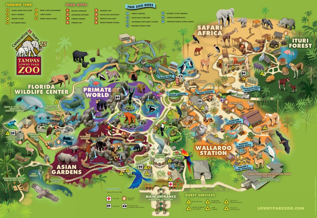 Map Of Jacksonville Zoo And Travel Information Download Free Map