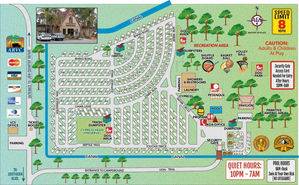 Loxahatchee, Florida Campground | West Palm Beach / Lion Country - Florida Rv Campgrounds Map
