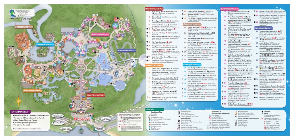 Magic-Kingdom-Map-2 | Dis Blog - Disney Florida Maps 2018