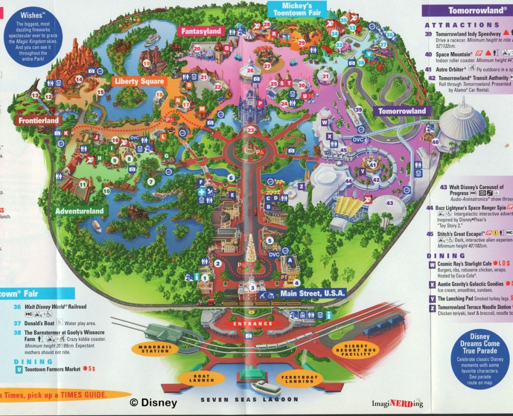 Magic Kingdom Maps Galore! - Imaginerding - Magic Kingdom Florida Map