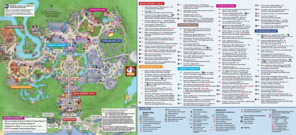 Magic Kingdom Park Map | Disney In 2019 | Disney World Map, Disney - Printable Disney Park Maps